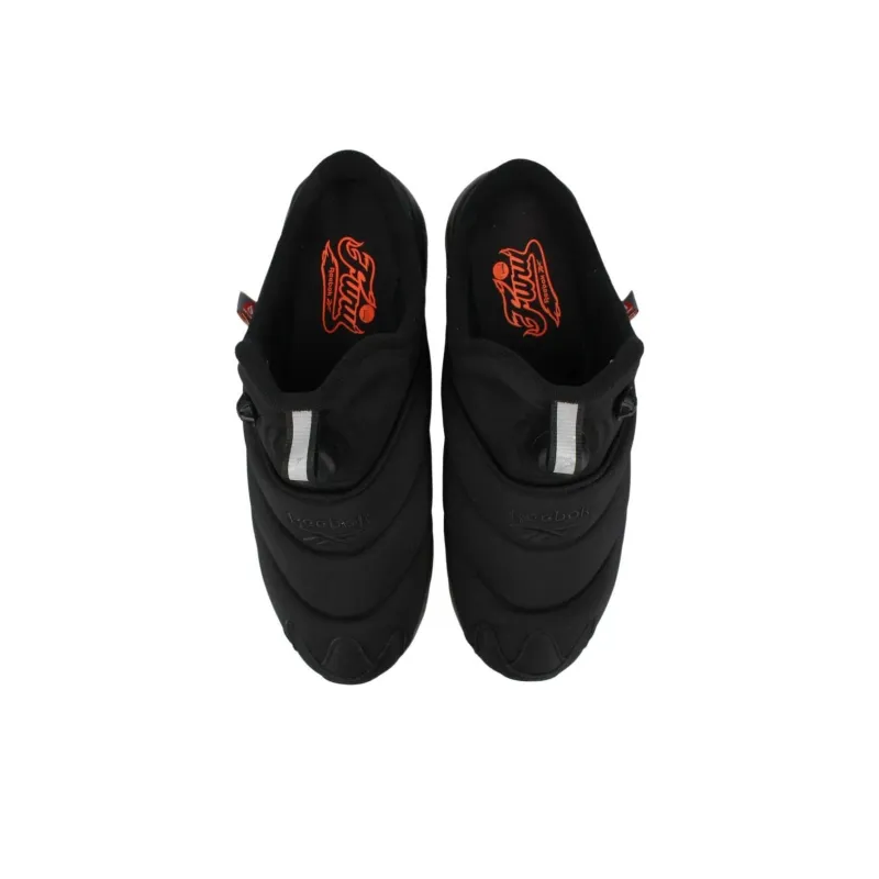 Reebok Instapump Fury Abrasion Resistant Slip Resistant Wrap toe Slippers Unisex Black-2