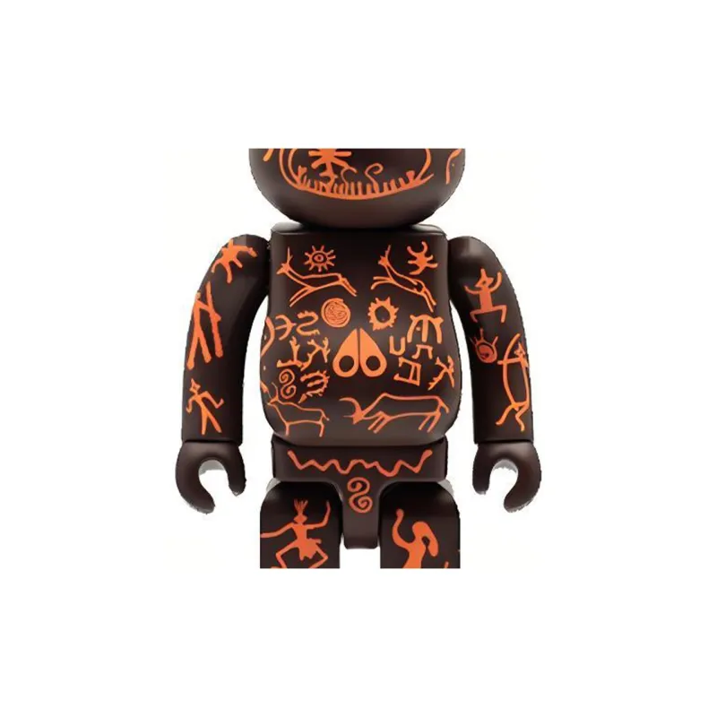 BE@RBRICK X MOOSE KNUCKLES Totem Print 1000% 70cm-2