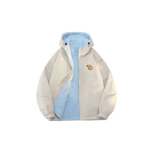 FAX FOR FMACM Puffer Jackets Unisex White