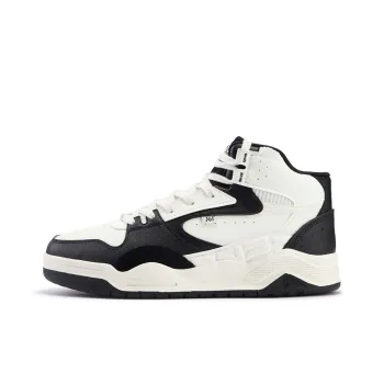 361° Type burn 4 Warm Slip Resistant High Top Skateboard Shoes Men's White Black