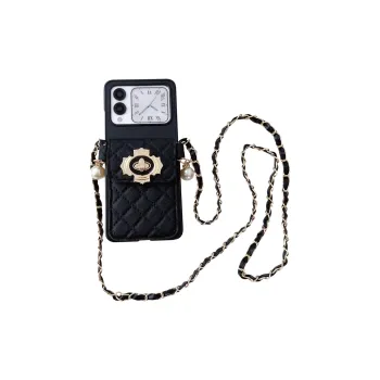 ZHUOJI Leather Material Multifunction Card Holder Crossbody Foldable Phone Case Compatible With Xiaomi Mix Flip