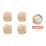 DIY Hand-Woven Scarf[Rabbit Beige]