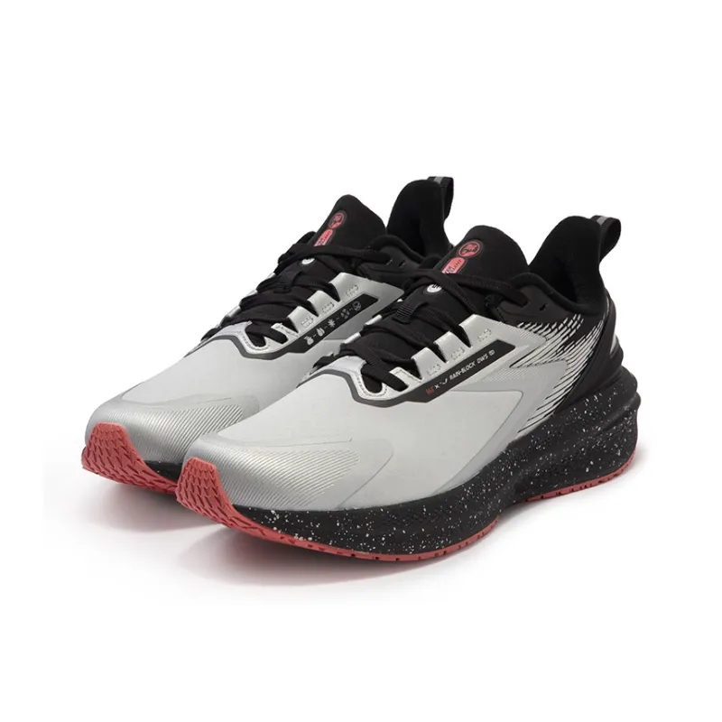 361° Rainy Day 7.0 Slip Resistant, Abrasion Resistant, Waterproof Low Top Trail Running Shoes Men's Silver White-2