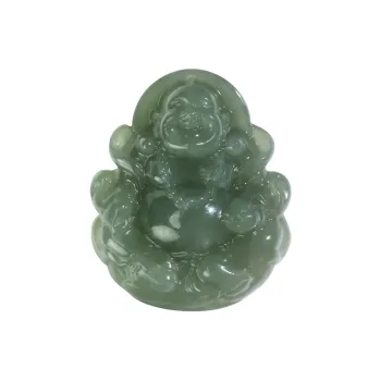 YUJIANQINGJIE Hetian Jade Pendants Green Jade Unisex