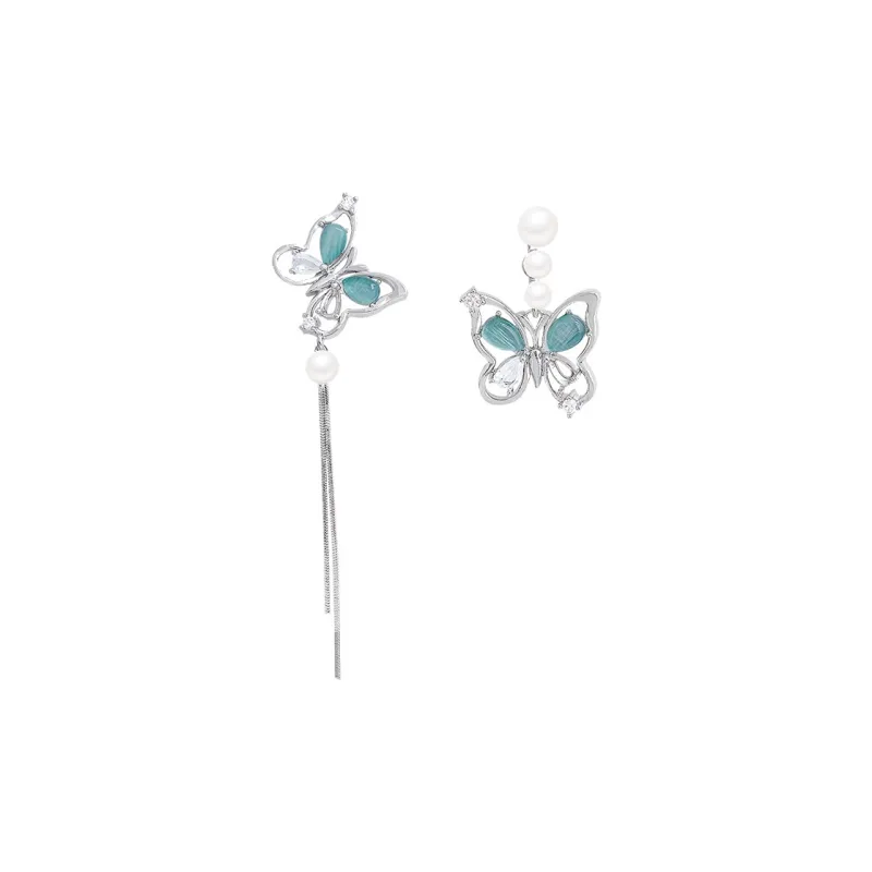 Tong Tong Rabbit S925 Sterling Silver Stud+Alloy+Resin Earrings Women's-0