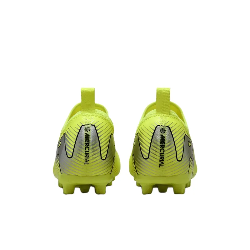 Nike Anti Slip Wear Resistant Low Top Kids' Soccer Shoes Yellow Black Kids'-3