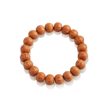 Master Kim Monkey Head Walnut Bracelets Unisex