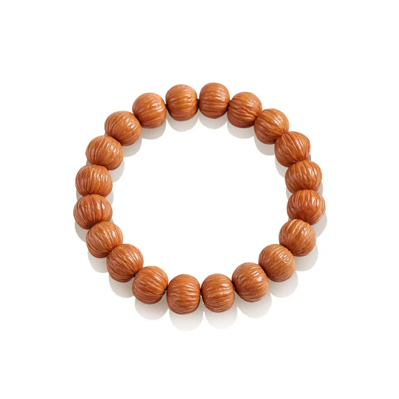Master Kim Monkey Head Walnut Bracelets Unisex-0