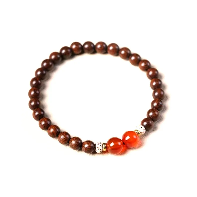 Is Here Golden Sandalwood Bracelets Unisex-0