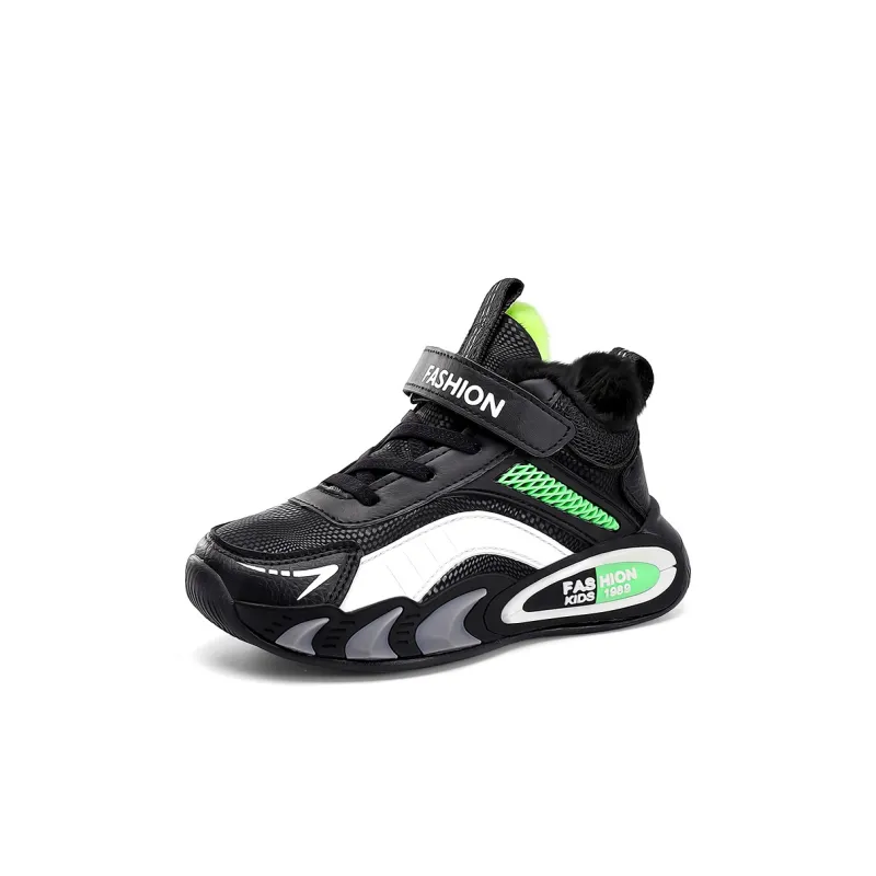ATONGMU Slip Resistant Cushioning Abrasion Resistant Waterproof Thermal High Top Kids' Casual Kids'-15