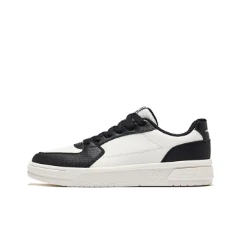 Erke Days And Wear Resistant Slip Resistant Low Top Skateboard Shoes Men's Microcrystal White/Jet Black