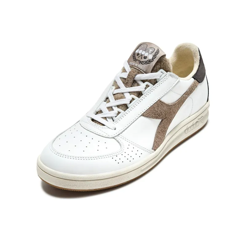 Diadora Heritage Anti Slip Wear Resistant Low Top Casual Shoes Men's White-2