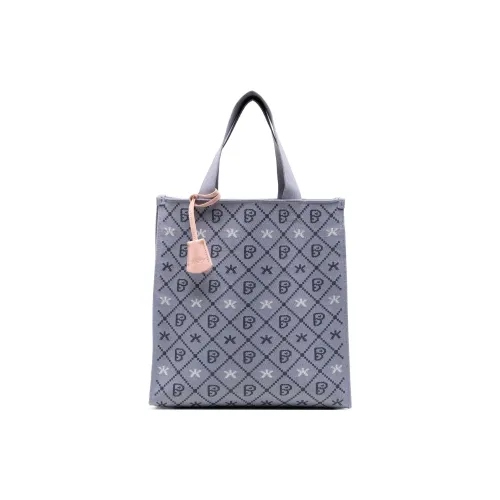 A BATHING APE Argyle Check Graphic Tote Bag