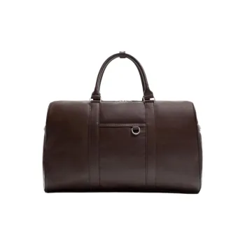 ZARA Polyurethane Portable Travel Bag Men's Brown