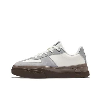 Erke Colorful 2.0 Wear Resistant Slip Resistant Low Top Skateboard Shoes Women's Microcrystal White Recycling Gray