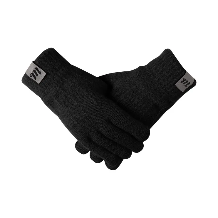 15 MINS Acrylic Knit Gloves Unisex Multiple Colors-0
