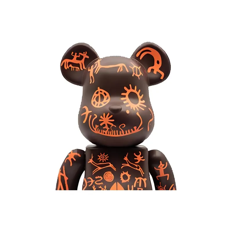 BE@RBRICK X MOOSE KNUCKLES Totem Print 1000% 70cm-3