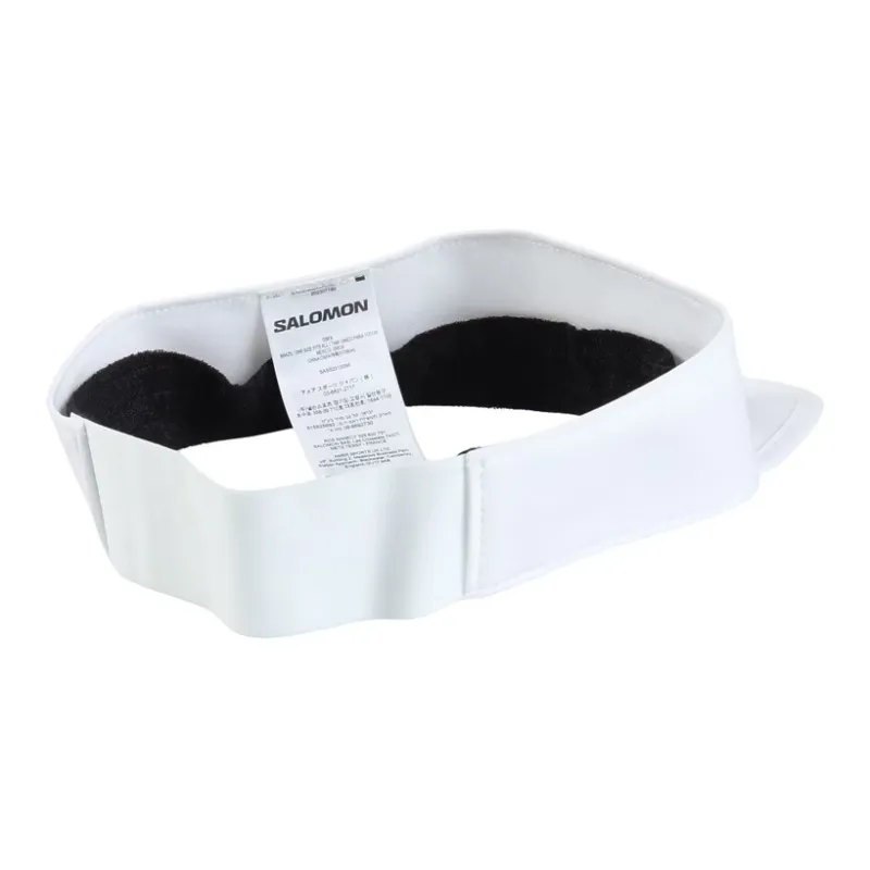 SALOMON Polyester Sun Protection Hats Unisex White-2