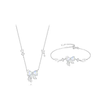 Muyan S925 Silver Dreamy Sweetheart Combination Set Women's