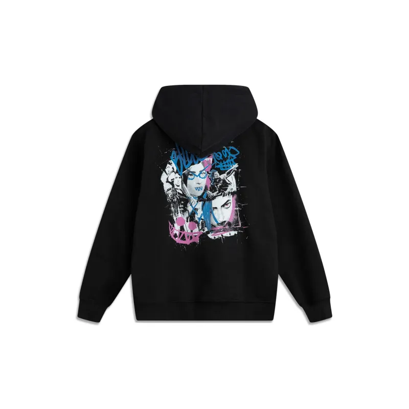 LiNing x LOL Sports Life Collection Sweatshirt Unisex Black-1