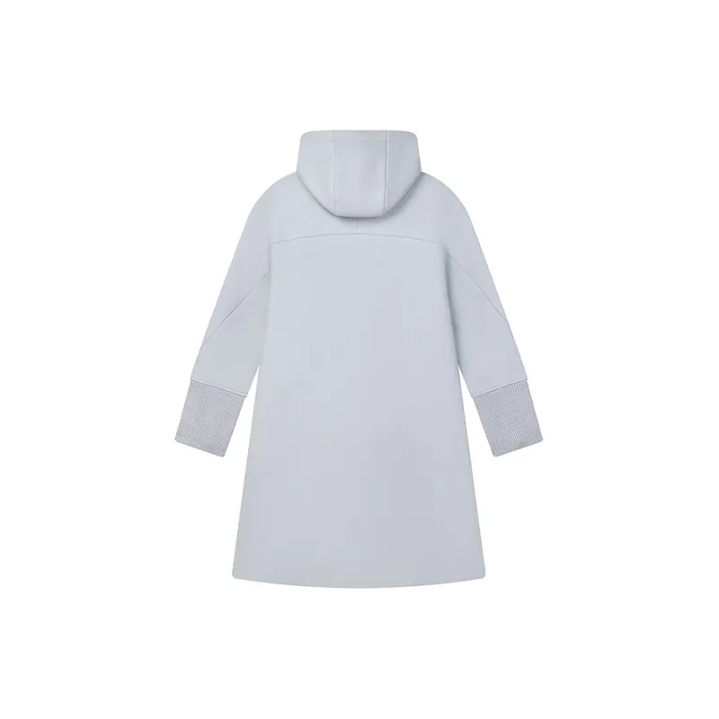 FILA Coats Women's Misty Blue With Gray Flowers-1