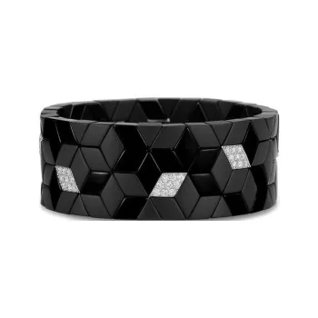 Roberto Demeglio Ceramic Stretch Diamond Bracelet