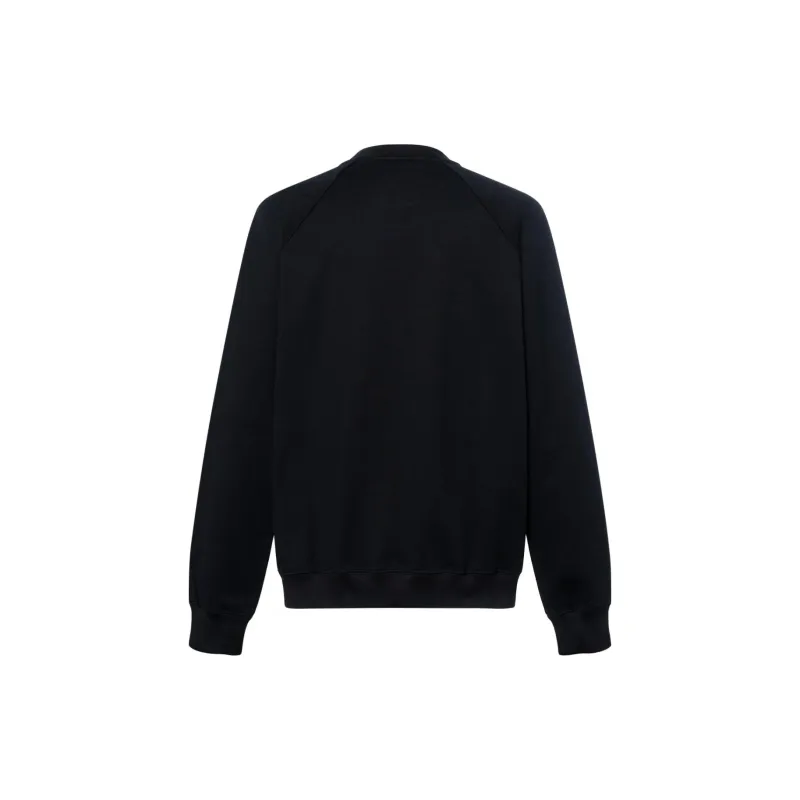 PRADA Printed Cotton Fleece Crewneck Sweatshirt-1