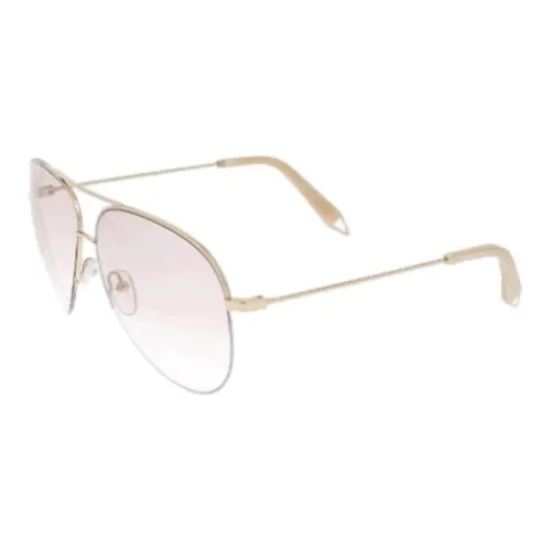 logo square sunglasses Schwarz