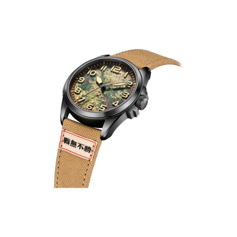Sea Gull Ocean Automatic Mechanical Movement Nylon Strap Watch Men's Watches Green Dial-1