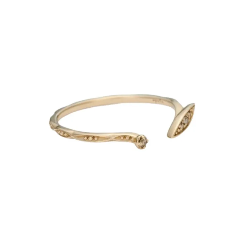 Agete 10K Gold Rings Unisex Gold-1