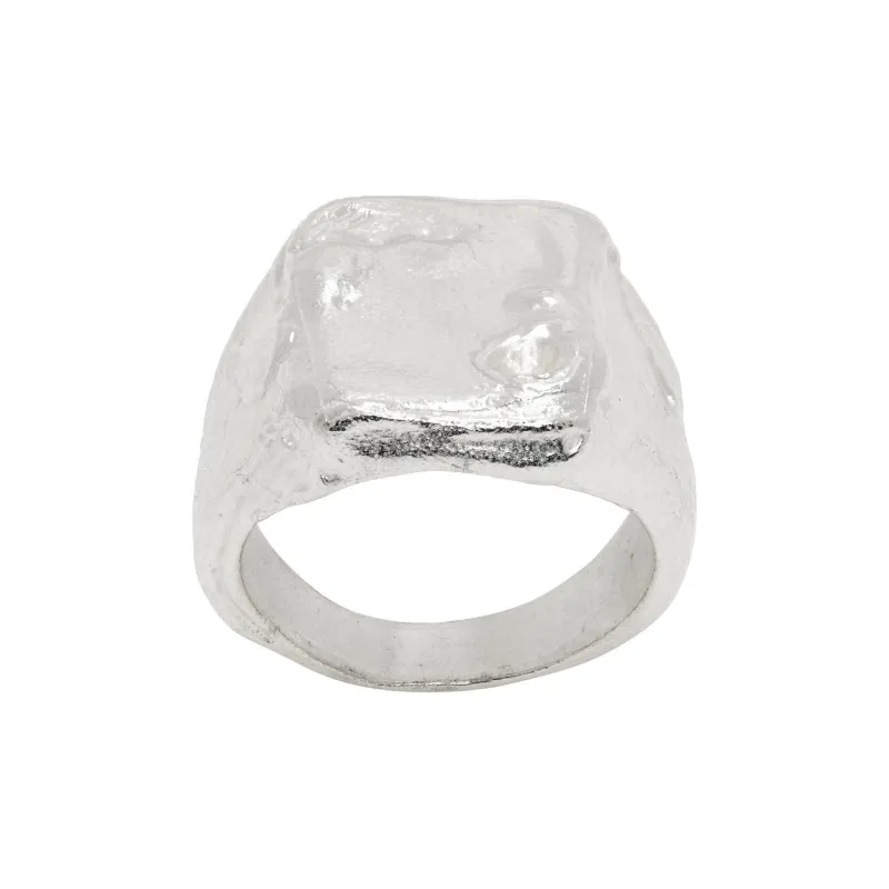 Alighieri Recycled 925 Silver Rings Men's Silver-1