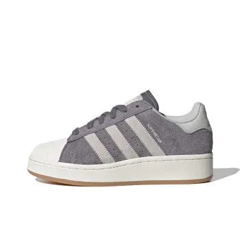 Adidas Originals SUPERSTAR XLG Anti Slip Wear Resistant Low Top Skateboard Shoes Women's Gray White