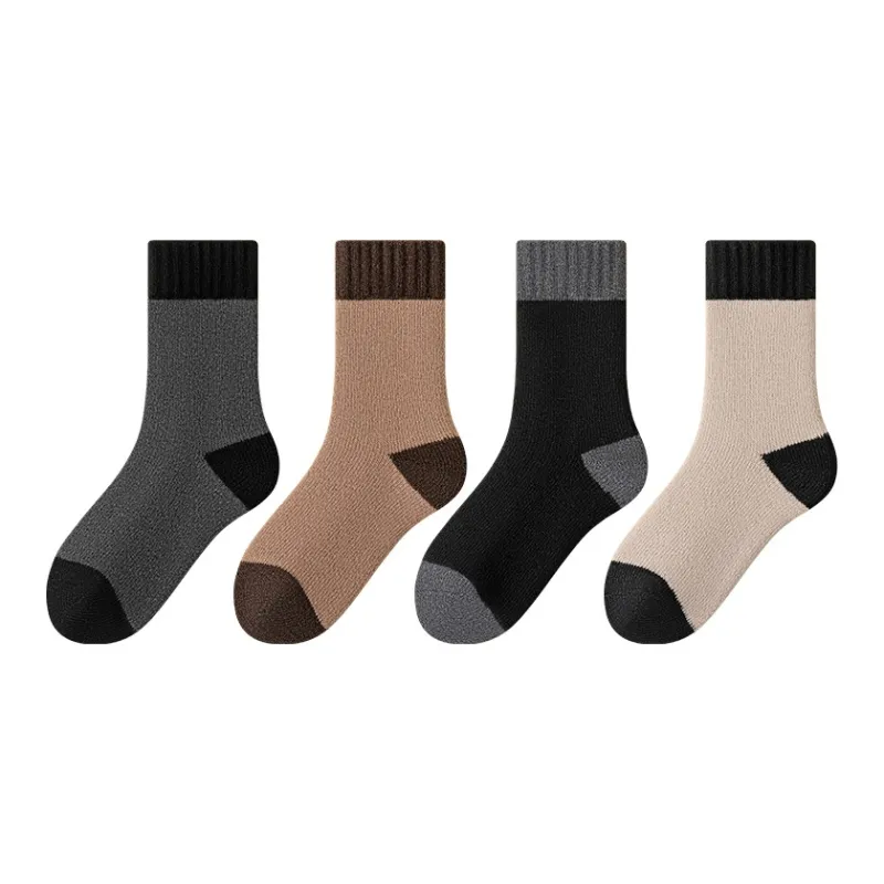 MIIOW Mid Calf Socks Unisex 4 Pack-15