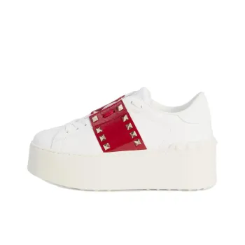 Valentino Garavani Rockstud Untitled Open Lace Up Sneakers Women's