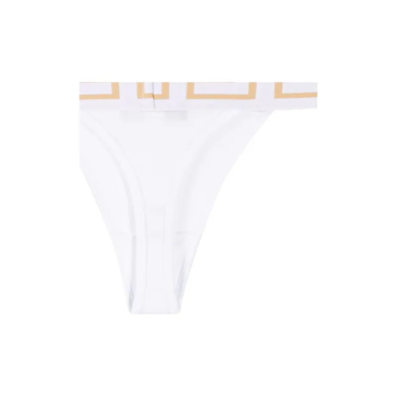 VERSACE Greca Border Thong 'Optical White'-4