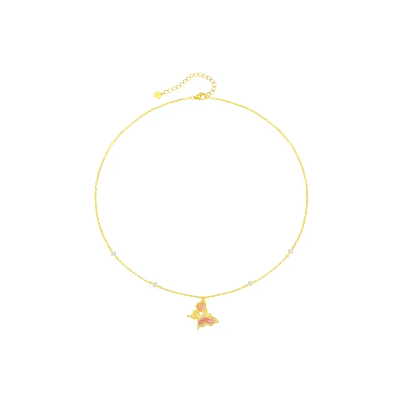CHOW TAI SENG S925 Silver Necklaces Women's-3