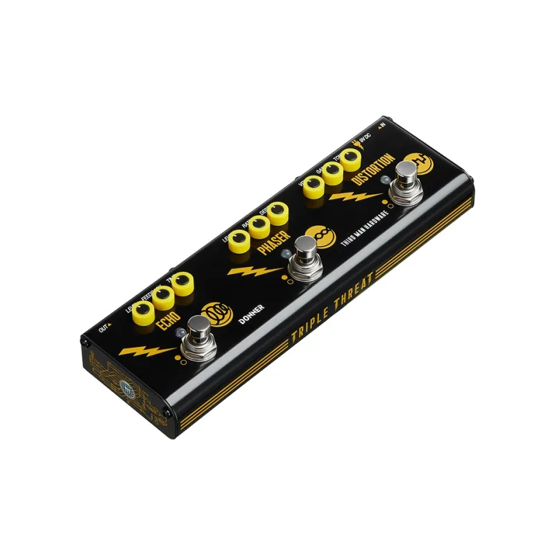 DONNER x Jack White Tang Nong Triple Threat Electric Guitar Multi Effects Pedal Guitar Accessories-1