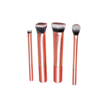 Real Techniques Face 3D Effect Makeup Brush Matching Set Portable Easy To Use Four-Piece Set