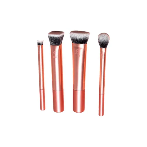 Real Techniques Face 3D Effect Makeup Brush Matching Set Portable Easy To Use Four-Piece Set