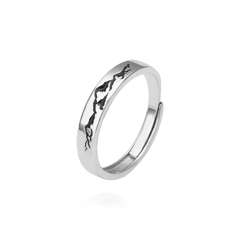 Chongqing Gold Store 925 Sterling Silver Rings Unisex-5