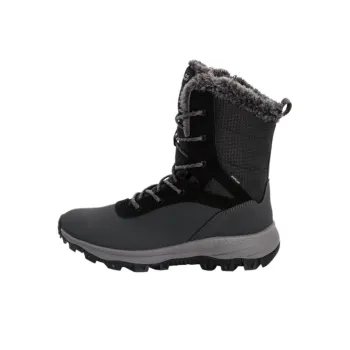 Jack Wolfskin Thermal Abrasion Resistant Crew Snow Boots Women's Gray Black