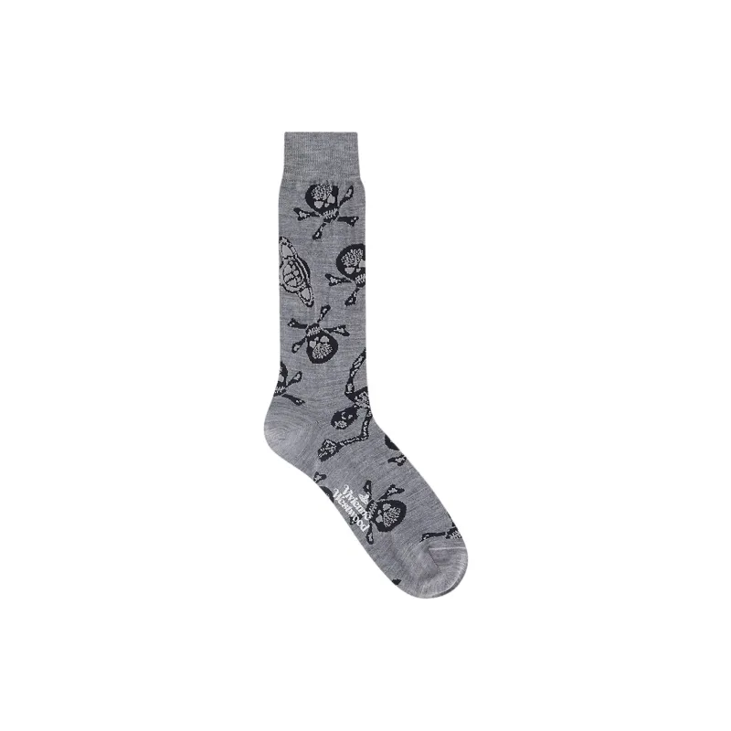 Vivienne Westwood Mid-Calf Socks Women's 1 Pack Gray-1