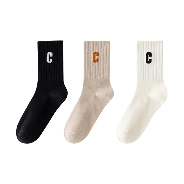 Caramella Mid Calf Socks Men's 3 Pack-0