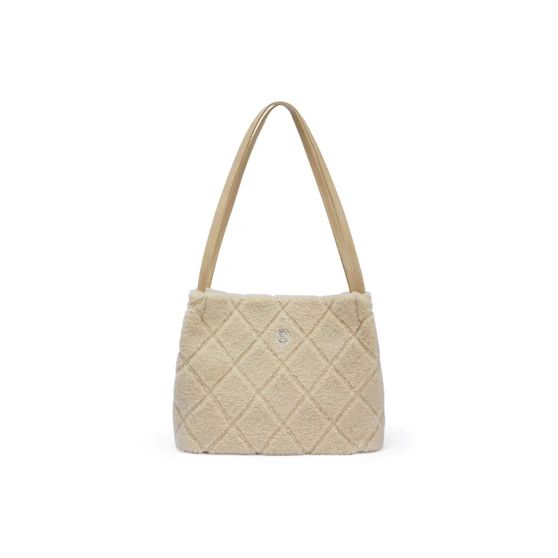 RED DRAGONFLY Microfiber Synthetic Leather Handbags Shoulder Bags Women's Coffee/Milk Tea Beige-6