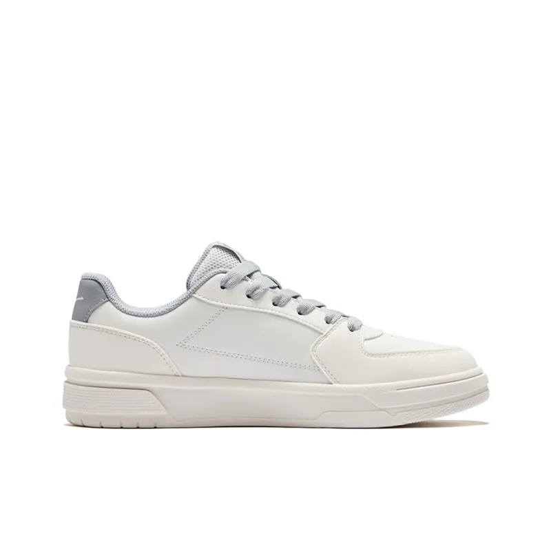 Erke Days And Abrasion Resistant Slip Resistant Low Top Skateboard Shoes Men's Microcrystal White Lunar Stone Gray-1