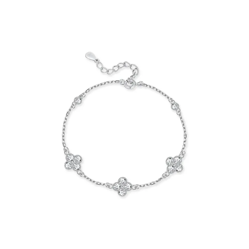 Chongqing Gold Store S925 Silver Bracelets Women's-0