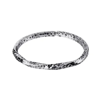Ascending S999 Fine Silver Bangles Unisex