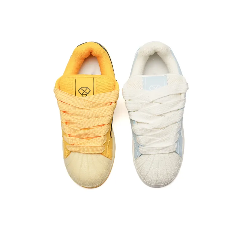 KAAVER OTTO Wear-Resistant Lightweight Breathable Support Height Increasing Low-Top Skateboard Shoes Unisex Box-22