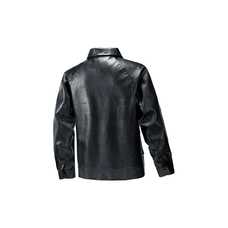LISENPOK Leather Jackets Unisex-3