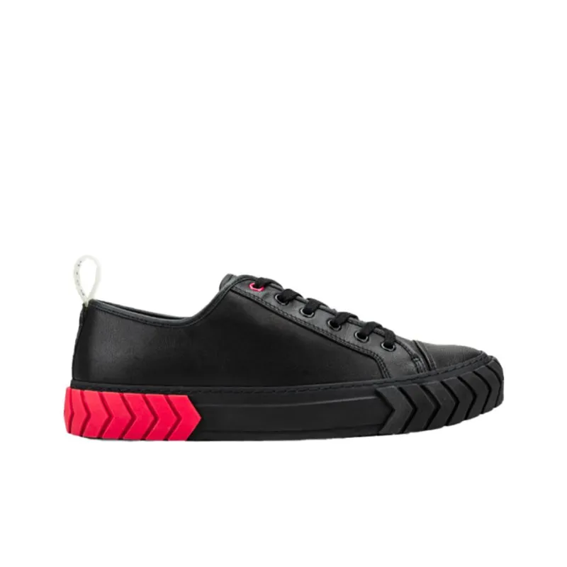 Both Skateboard Shoes Women's Low Top Black/Red-1